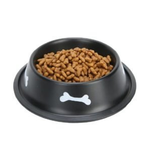 Plato de Acero para mascotas - Huesos