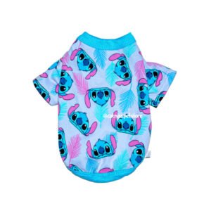 Polo de Algodón con mangas para perros y gatos - Stitch